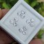 พลอย ขาว ไวท์ แซฟไฟร์ White Sapphire 12 เม็ด 2.79 กะรัต (Cts.) ดิบ (Unheated) พลอยแท้ อัญมณีมงคลประจําวันเกิด เครื่องประดับพลอย