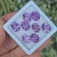 พลอย อเมทิส Amethyst 20.45 กะรัต (Cts.) 8 เม็ด (Pcs.) พลอยแท้ อัญมณีมงคลประจําวันเกิด เครื่องประดับพลอย