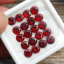 พลอย โกเมน Garnet 20 เม็ด (pcs.) 19.00 กะรัต (Cts.) พลอยแท้ อัญมณีมงคลประจําวันเกิด เครื่องประดับพลอย