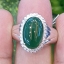 หยก พม่า แท้ Jade แหวนหยก 翡翠戒指 (Jadeite ring) 3.57 กะรัต (Cts.) (Size) 61 ดิบ ไม่ผ่านการปรับปรุง (Type A) พม่า (Myanmar)