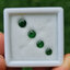 พลอย ซาโวไรท์ Tsavorite Garnet 2.78 กะรัต (Cts.) 4 เม็ด พลอยแท้ อัญมณีมงคลประจําวันเกิด เครื่องประดับพลอย