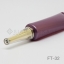หลอดโฟมสีม่วง ฝาอะคริลิคลังโคม สีทอง หลอดครีม รหัส FT-32