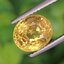 พลอย บุษราคัม yellow sapphire 4.04 กะรัต (Cts.) พลอยแท้ อัญมณีมงคลประจําวันเกิด เครื่องประดับพลอย