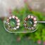 หยก พม่า แท้ Jade ต่างหูหยก (jadeite) ดิบ ไม่ผ่านการปรับปรุง (Type A) พม่า (Myanmar)