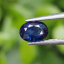 พลอย ไพลิน blue sapphire 0.56 กะรัต (Cts.) VS เผาเก่า พลอยแท้ อัญมณีมงคลประจําวันเกิด เครื่องประดับพลอย