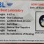 พลอย ไพลิน สตาร์ แซฟไฟร์ Blue Star Sapphire 9.67 กะรัต (Cts.) ดิบ Unheated พร้อมใบเซอร์ พลอยแท้ อัญมณีมงคลประจําวันเกิด เครื่องประดับพลอย