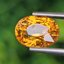 พลอย บุษราคัม yellow sapphire 4.06 กะรัต (Cts.) พลอยแท้ อัญมณีมงคลประจําวันเกิด เครื่องประดับพลอย
