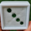 พลอย ซาโวไรท์ Tsavorite Garnet 2.78 กะรัต (Cts.) 4 เม็ด พลอยแท้ อัญมณีมงคลประจําวันเกิด เครื่องประดับพลอย