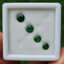 พลอย ซาโวไรท์ Tsavorite Garnet 2.78 กะรัต (Cts.) 4 เม็ด พลอยแท้ อัญมณีมงคลประจําวันเกิด เครื่องประดับพลอย