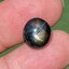 พลอย ไพลิน สตาร์ แซฟไฟร์ Dark Greenish Blue Star Sapphire 9.50 กะรัต (Cts.) ดิบ Unheated พร้อมใบเซอร์ พลอยแท้ อัญมณีมงคลประจําวันเกิดเครื่องประดับพลอย