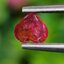 พลอย ทับทิม Ruby sapphire 0.55 กะรัต (Cts) ดิบ Unheated พลอยแท้ อัญมณีมงคลประจําวันเกิด เครื่องประดับพลอย