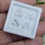 พลอย ขาว ไวท์ แซฟไฟร์ White Sapphire 12 เม็ด 2.79 กะรัต (Cts.) ดิบ (Unheated) พลอยแท้ อัญมณีมงคลประจําวันเกิด เครื่องประดับพลอย