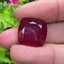 พลอย ทับทิม (Ruby Sapphire) 25.85 กะรัต (Cts.) พลอยแท้ อัญมณีมงคลประจําวันเกิด เครื่องประดับพลอย