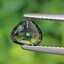 พลอย เขียวส่อง Green Sapphire 1.02 กะรัต (Cts.) ดิบ Unheated พลอยแท้ อัญมณีมงคลประจําวันเกิด เครื่องประดับพลอย