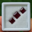 พลอย ทับทิม Ruby sapphire 3 เม็ด 7.40 กะรัต (Cts.) พลอยแท้ อัญมณีมงคลประจําวันเกิด เครื่องประดับพลอย