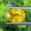 พลอย บุษราคัม yellow sapphire 6.00 กะรัต (Cts.) เผาใหม่ พลอยแท้ อัญมณีมงคลประจําวันเกิด เครื่องประดับพลอย