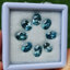 พลอย เพทาย Natural Zircon 12.16 กะรัต (Cts.) 8 เม็ด (8Pcs.) พลอยแท้อัญมณีมงคล ประจําวันเกิด เครื่องประดับพลอย