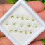 พลอย ดีแมนทรอยด์ การ์เน็ต Demantoid Garnet 1.46 Cts. 15 เม็ด (Pcs.) ดิบ Unheated พลอยแท้ อัญมณีมงคลประจําวันเกิด เครื่องประดับพลอย