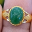 หยก พม่า แท้ Jade แหวนหยก 翡翠戒指 (Jadeite ring) 1.47 กะรัต (Cts.) Size 56 ดิบ ไม่ผ่านการปรับปรุง (Type A) พม่า (Myanmar)