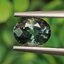 พลอย เขียวส่อง Green Sapphire 1.08 กะรัต (Cts.) พลอยแท้ อัญมณีมงคลประจําวันเกิด เครื่องประดับพลอย