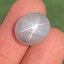 พลอย ไวท์ สตาร์ แซฟไฟร์ White Star Sapphire 9.58 กะรัต (Cts.) ดิบ Unheated พลอยแท้ อัญมณีมงคลประจําวันเกิด เครื่องประดับพลอย