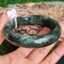 JB6804118 หยก พม่า แท้ Jade กำไลหยก 56.8 มม. (Jadeite bracelet) พม่า (Myanmar)