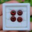 พลอย ซิทริน Citrine 3.09 กะรัต(Cts.) 4 เม็ด Pcs. พลอยแท้ อัญมณีมงคลประจําวันเกิด เครื่องประดับพลอย