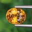 พลอย บุษราคัม yellow sapphire 3.08 กะรัต (Cts.) พลอยแท้ อัญมณีมงคลประจําวันเกิด เครื่องประดับพลอย