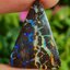 พลอย โบลเดอร์ โอปอล ออสเตรเลีย Australian Boulder Opal 16.00 กะรัต (Cts.) พลอยแท้ อัญมณีมงคลประจําวันเกิด เครื่องประดับพลอย