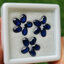 พลอย ไพลิน blue sapphire 8.74 กะรัต (Cts.) 15 เม็ด (Pcs.) พลอยแท้ อัญมณีมงคลประจําวันเกิด เครื่องประดับพลอย