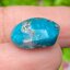 พลอย เทอควอยซ์ (Turquoise) 9.21 กะรัต Cts. พลอยแท้ อัญมณีมงคลประจําวันเกิด เครื่องประดับพลอย
