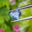 พลอย ไพลิน Blue Sapphire 1.33 กะรัต (Cts.) ดิบ (Unheated ) พร้อมใบเซอร์ (With Certificate) พลอยแท้ อัญมณีมงคลประจําวันเกิด เครื่องประดับพลอย