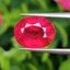 พลอย ทับทิม Ruby sapphire 4.09 กะรัต (Cts.) พลอยแท้ อัญมณีมงคลประจําวันเกิด เครื่องประดับพลอย
