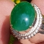 หยก พม่า แท้ Jade แหวนหยก 翡翠戒指 (Jadeite ring) 4.21 กะรัต (Cts.) ดิบ Size 62 ไม่ผ่านการปรับปรุง (Type A) พม่า (Myanmar)