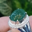 หยก พม่า แท้ Jade แหวนหยก 翡翠戒指 (Jadeite ring) 4.47 กะรัต (Cts.) (Size) 60 ดิบ ไม่ผ่านการปรับปรุง (Type A) พม่า (Myanmar)