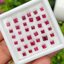 พลอย ทับทิม Ruby sapphire 32 เม็ด 5.00 กะรัต (Cts.) พลอยแท้ อัญมณีมงคลประจําวันเกิด เครื่องประดับพลอย