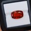 พลอย สเปสซาร์ไทต์ Spessartite Garnet 18.28 กะรัต Cts. พลอยแท้ อัญมณีมงคลประจําวันเกิด เครื่องประดับพลอย