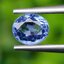 พลอย ไพลิน blue sapphire 1.11 กะรัต (Cts.) พลอยแท้ อัญมณีมงคลประจําวันเกิด เครื่องประดับพลอย
