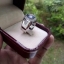 แหวน พลอย ไพลิน Blue Sapphire Silver Ring 3.0 กะรัต (Cts.) เผาใหม่ size 53