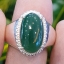 หยก พม่า แท้ Jade แหวนหยก 翡翠戒指 (Jadeite ring) 3.00 กะรัต (Cts.) ดิบ ไม่ผ่านการปรับปรุง (Type A) พม่า (Myanmar)