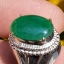 หยก พม่า แท้ Jade แหวนหยก 翡翠戒指 (Jadeite ring) 3.39 กะรัต (Cts.) ดิบ Size 59 ไม่ผ่านการปรับปรุง (Type A) พม่า (Myanmar)