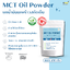 MCT Oil Powder ผงน้ำมันมะพร้าว 60% น้ำมันมะพร้าว มี C8 C10 ขนาด 100/250/500 กรัม สำเนา