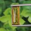 พลอย บุษราคัม yellow sapphire 3.83 กะรัต (Cts.) พลอยแท้ อัญมณีมงคลประจําวันเกิด เครื่องประดับพลอย