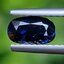 พลอย ไพลิน blue sapphire 0.81 กะรัต (Cts.) ดิบ Unheated พลอยแท้ อัญมณีมงคลประจําวันเกิด เครื่องประดับพลอย