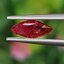 พลอย ทับทิม Ruby sapphire 1.04 กะรัต (Cts) ดิบ Unheated พลอยแท้ อัญมณีมงคลประจําวันเกิด เครื่องประดับพลอย
