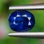 พลอย ไพลิน (Blue Sapphire) 1.02 กะรัต (Cts.) สีพิเศษ รอยัล บลู (Royal Blue) ดิบ (Unheated ) พร้อมใบเซอร์ พลอยแท้ อัญมณีมงคลประจําวันเกิด เครื่องประดับพลอย
