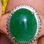 หยก พม่า แท้ Jade แหวนหยก 翡翠戒指 (Jadeite ring) 4.21 กะรัต (Cts.) ดิบ Size 62 ไม่ผ่านการปรับปรุง (Type A) พม่า (Myanmar)