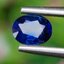 พลอย ไพลิน blue sapphire 0.56 กะรัต (Cts.) VVS เผาเก่า พลอยแท้ อัญมณีมงคลประจําวันเกิด เครื่องประดับพลอย