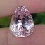 พลอย คุนไซท์ Kunzite 13.74 กะรัต (Cts.) พลอยแท้อัญมณีมงคล ประจําวันเกิด เครื่องประดับพลอย