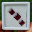 พลอย ทับทิม Ruby sapphire 3 เม็ด 7.40 กะรัต (Cts.) พลอยแท้ อัญมณีมงคลประจําวันเกิด เครื่องประดับพลอย